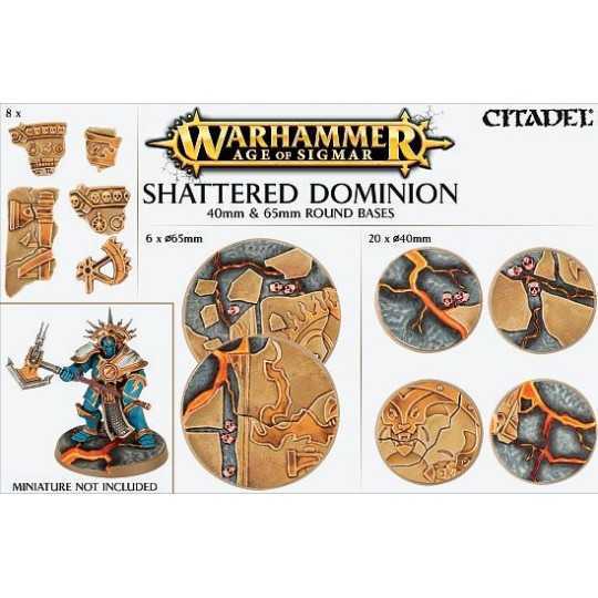 SHATTERED DOMINION 40MM & 65MM BASES