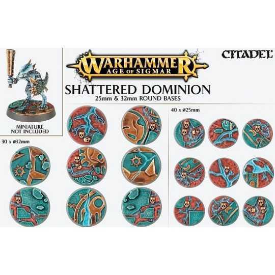 SHATTERED DOMINION 25MM&32MM BASES