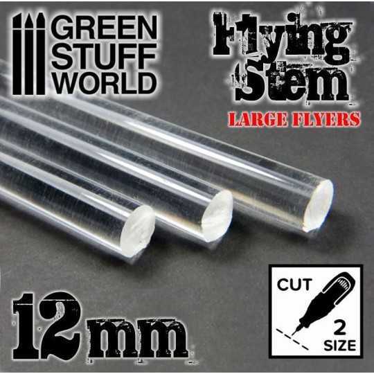 ACRYLIC CLEAR RODS 12MM